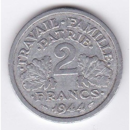France 2 Francs 1944 Bazor