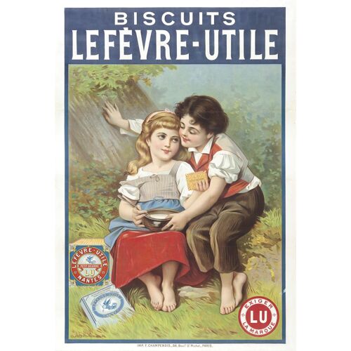 Affiche Biscuits Lefèvre-Utile