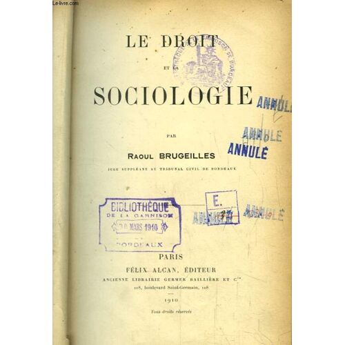 Le Droit Et La Sociologie.