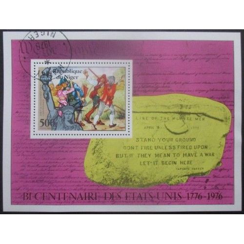 Niger Bloc N°14 Indépendance Des Usa Oblitéré