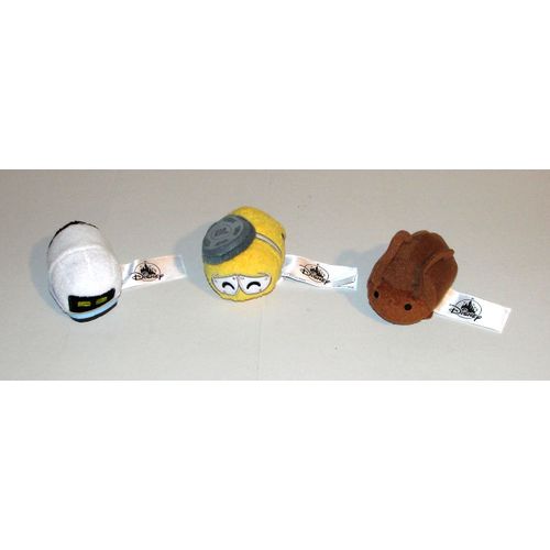 Peluche Wall-E Mini Tsum Tsum Lot 3 Petit Doudou Robot Disney Pixar