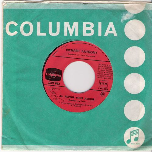 Au Revoir Mon Amour / Comment Fait Elle 7" Juke Box