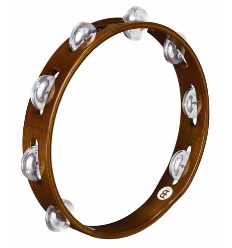 Meinl Ta1aab - Tambourin Bois 1 Rangée De Cymbalettes - African Brown