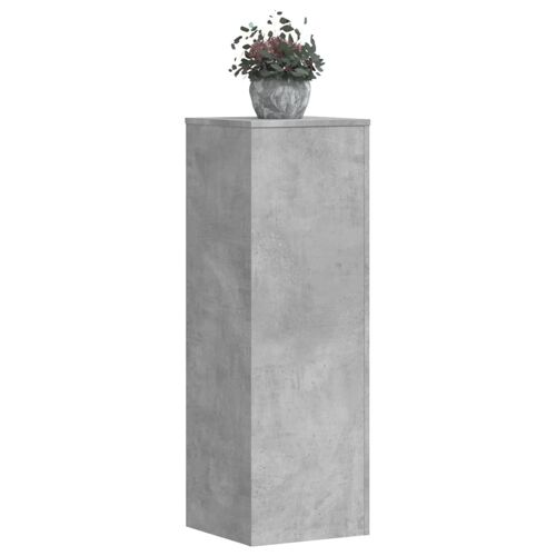 Vidaxl Supports Pour Plantes 2 Pcs Gris Béton Bois D'ingénierie