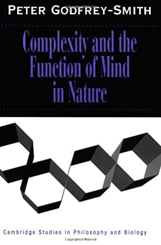 Complexity And The Function Of Mind In Nature