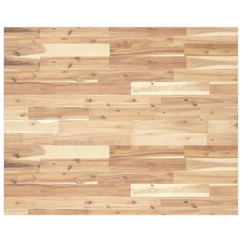 vidaXL Dessus de bureau non traité 100x80x2 cm bois d'acacia massif