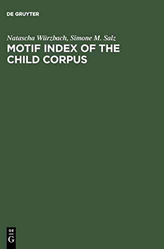 Motif Index Of The Child Corpus