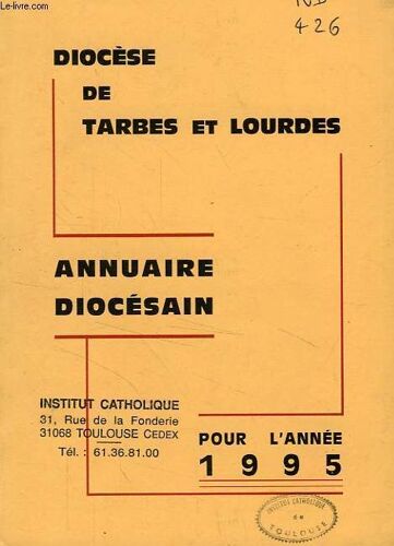 Diocese De Tarbes Et Lourdes, Annuaire Diocesain 1995