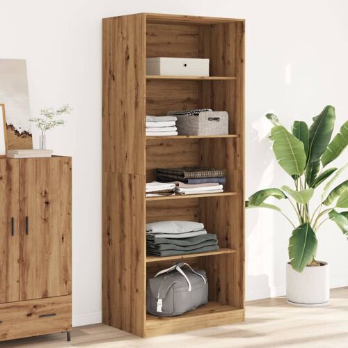 vidaXL Garde-robe chêne artisanal 80x50x200 cm bois d'ingénierie