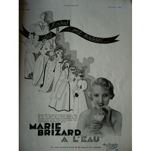 Publicité Ancienne "Marie-Brizard" - 1933 - L'illustration