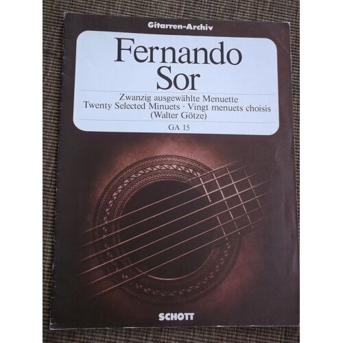 Fernando Sor 20 Menuets Choisis