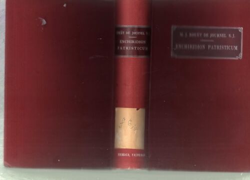 Enchiridion Patristicum