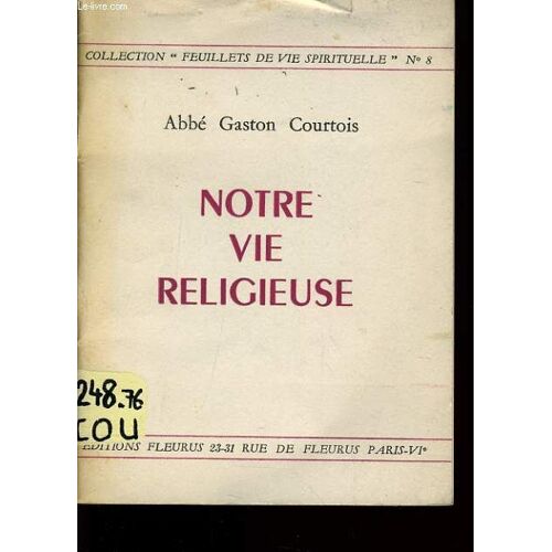 Notre Vie Religieuse