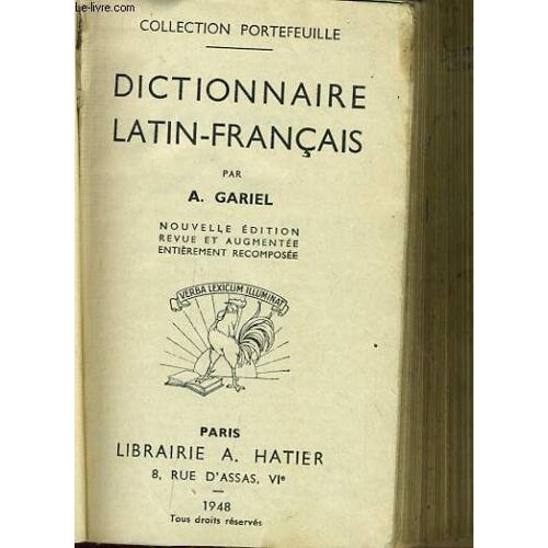 Dictionnaire Latin Francais