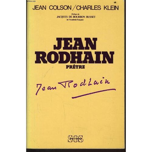 Jean Rhodhain, Prêtre N° 1 - 1900-1946