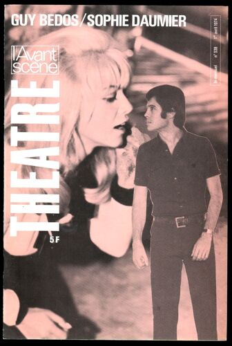Guy Bedos & Sophie Daumier - 1973 - Théâtre De La Renaissance - Avant-Scène Théâtre N° 538