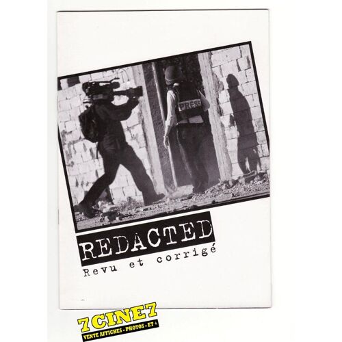Redacted Revu Et Corrigé Dossier Presse Brian De Palma, Kel O'neill, Ty Jones, Daniel Sherman