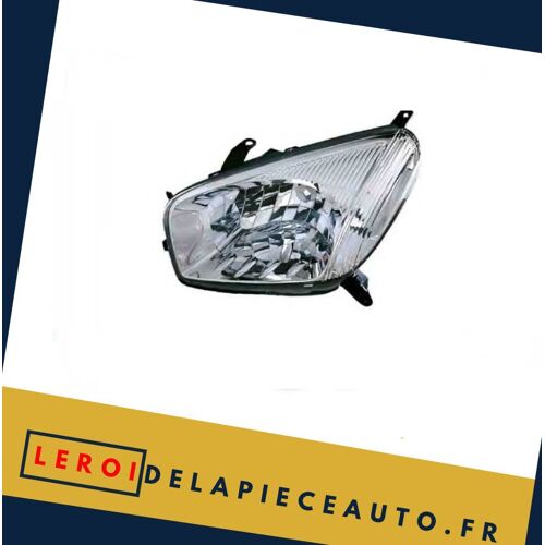 Optique Avant Gauche H4 Pour Toyota Rav4 (Xa20) De 2000 À 2003