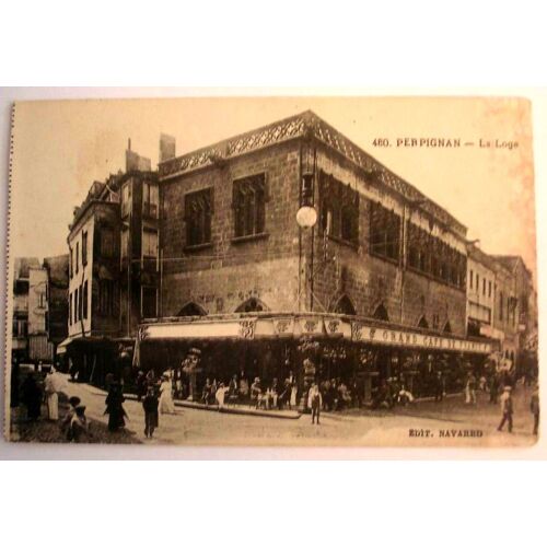 Carte Postale Ancienne Pyrenees Orientales Perpignan La Loge
