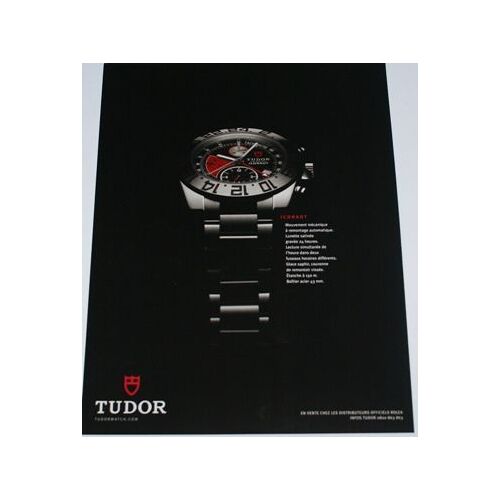 Publicité Papier Montre Tudor