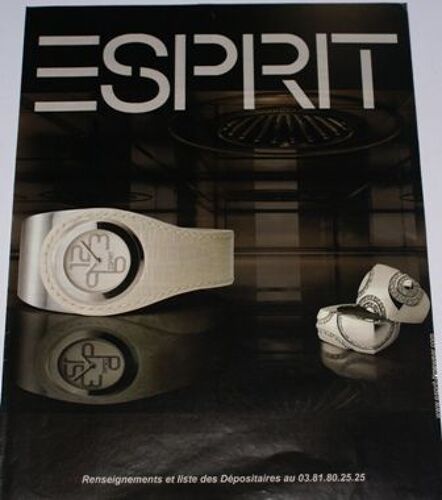 Publicité Papier Montre Esprit
