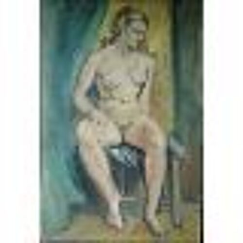 Nu Artistique Huile Sur Toile 80x70 - Pour Collectionneur