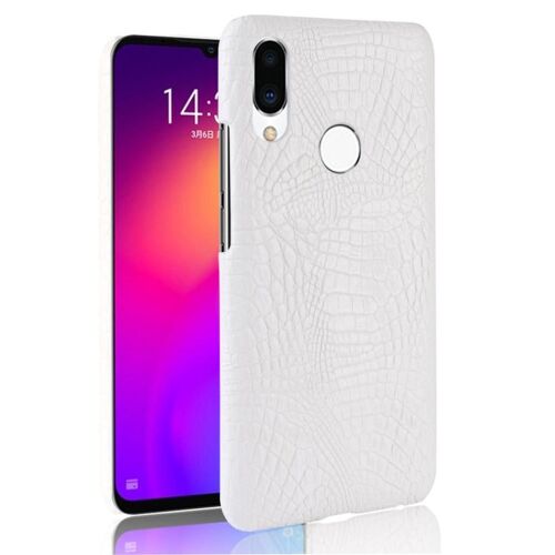 Élégant Classique Étui Pour Meizu Note 9 Anti Éraflure Housse De Protection Mode Classique D'alligator Compatibilité - Blanc