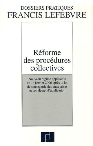 Réforme Des Procédures Collectives