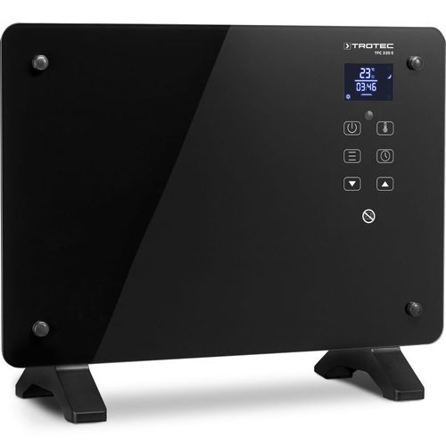 TROTEC Chauffage soufflant design en verre et céramique TFC 220 E