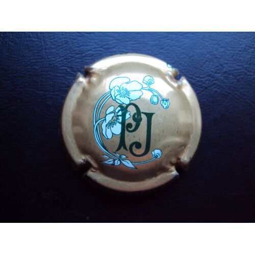 Capsule De Champagne Perrier Jouët (Fleur Vert & Blanc Au Verso).