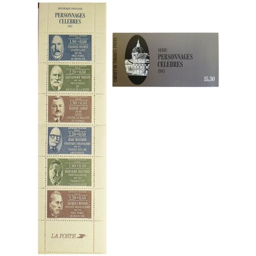 Carnet Personnages Célèbres 1987