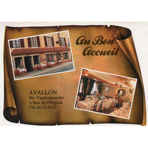 89 Avallon - Hôtel-Restaurant "Au Bon Accueil"