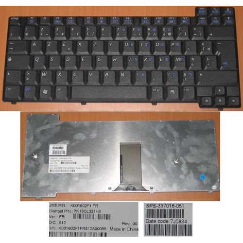 Clavier Français Original Pour HP Compaq Presario X1000 Série
