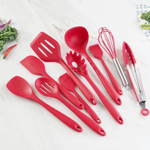 Ensemble D'ustensiles De Cuisine En Silicone, Antiadhésifs, Spatule, Pelle, Batteurs D'¿Ufs, Accessoires