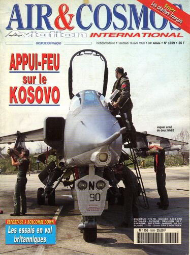 Air Et Cosmos  N° 1699 : Appui-Feu Sur Le Kosovo
