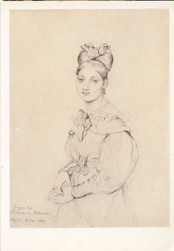 Ingres, Portrait De Mlle Boimard (1828)