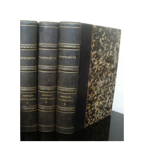 Portraits Littéraires. Nouvelles Édition, Revue Et Corrigée. 3 Volumes, Complet