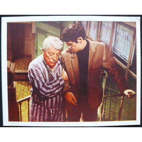 Jean Gabin * Un Singe En Hiver * Henri Verneuil - 1962 - 1 Photo D'exploitation Usa De Cinéma * U.S Lobby Card Original - 1 Petite Affiche De 27,9*35,6 Cm * Jean Gabin ; Jean Paul Belmondo