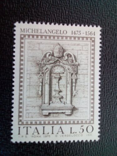 Timbre Italie Yt 1217 Michelangelo Buonarroti 1975 ( 090904 )