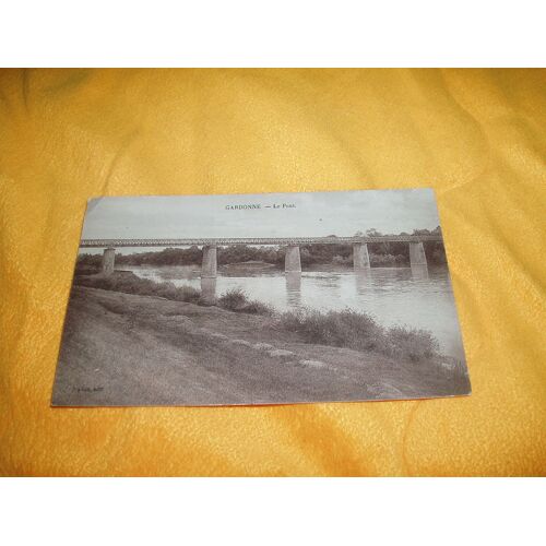 Vieille Carte Postale Ayant Voyagee Gardonne / Dordogne Le Pont