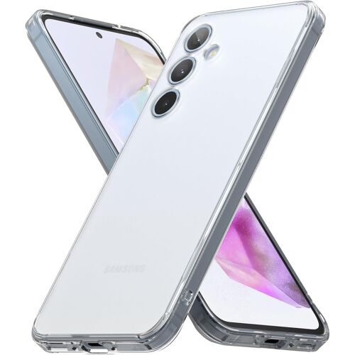 Coque Pour Samsung Galaxy A35 5g Fusion Matte Translucide Rigide Polycarbonate Back Tpu Souple Bumper Étui Antichoc Protection Pour Coque Samsung A35 - Matte Clear