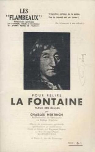 Pour Relire La Fontaine