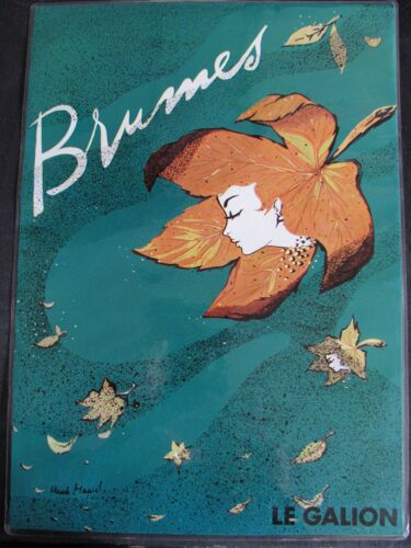 Affiche Publicitaire Parfum Le Galion Brumes  Originale Des Années 1960