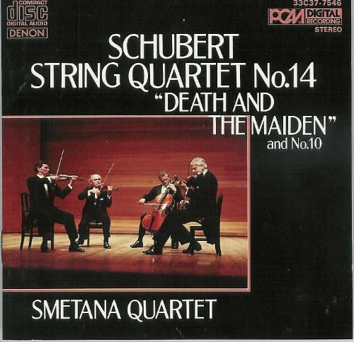 Schubert La Jeune Fille Et La Mort Quatuor Smetana Quartet