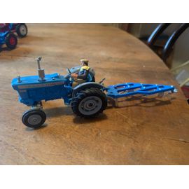 Lot Tracteur Ford Super Major Et Charrue Corgie Made In Gb Sans Boîte-Corgi