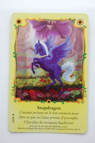 Carte Bella Sara Fleurs Du Soleil - Snapdragon S33/55 - Brillante - Rare