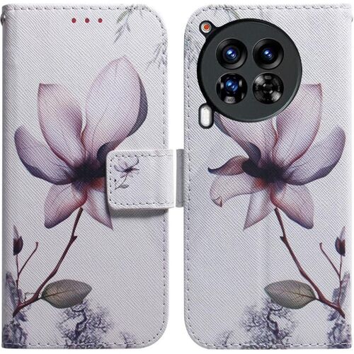 Flip Étui Pour Tecno Camon 30 Premier Cuir Pu Fentes Pour Cartes Fermeture Magnétique Portefeuille Peint - C9