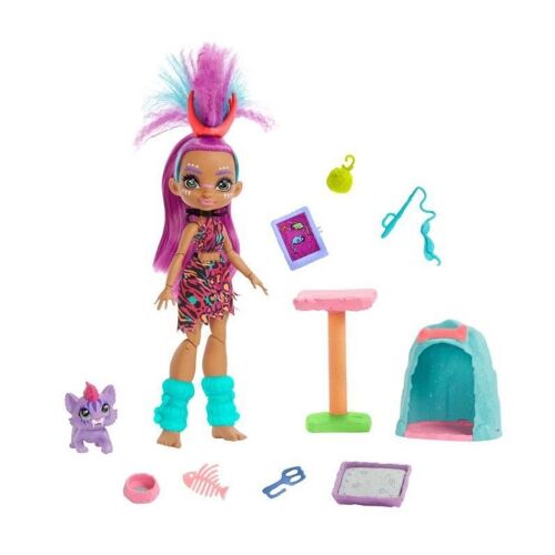 Cave Club Coffret Histoire Des Cavernes Poupée Roaralai 20 Cm