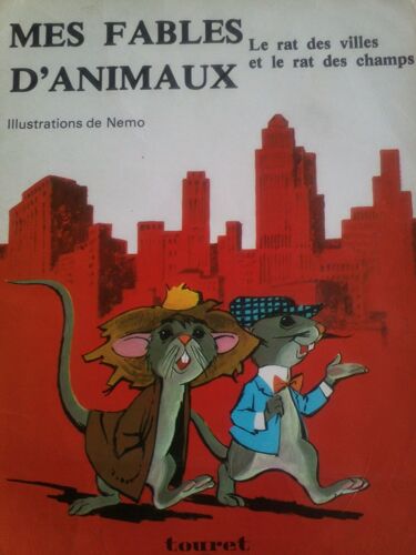 Mes Fables D'animaux. Le Rat De Ville Et Le Rat Des Champs