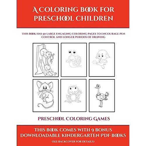Preschool Coloring Games (A Coloring Book For Preschool Children)